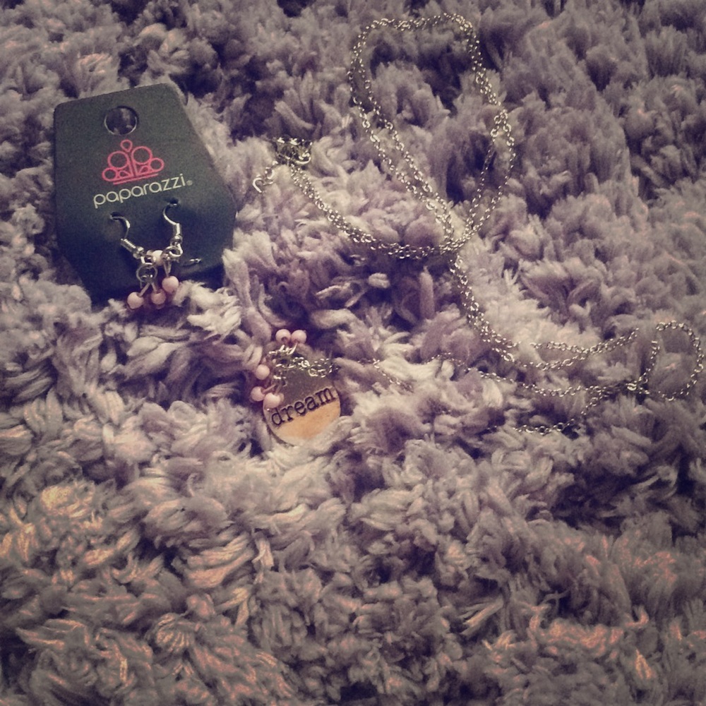 Necklace and earrings